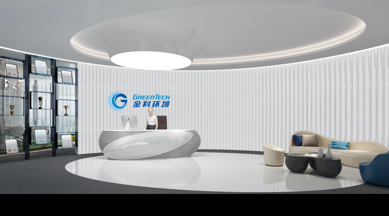 金科环境科技公司办公室 绿色科技赋能未来办公新生态